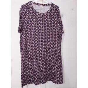 Vera Bradley Nightdress Made In India Cotton XS‎ Oversized